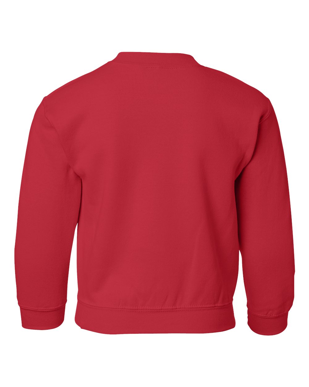 Youth Heavy Blend™ Crewneck Sweatshirt - Back - B33060702 - Red