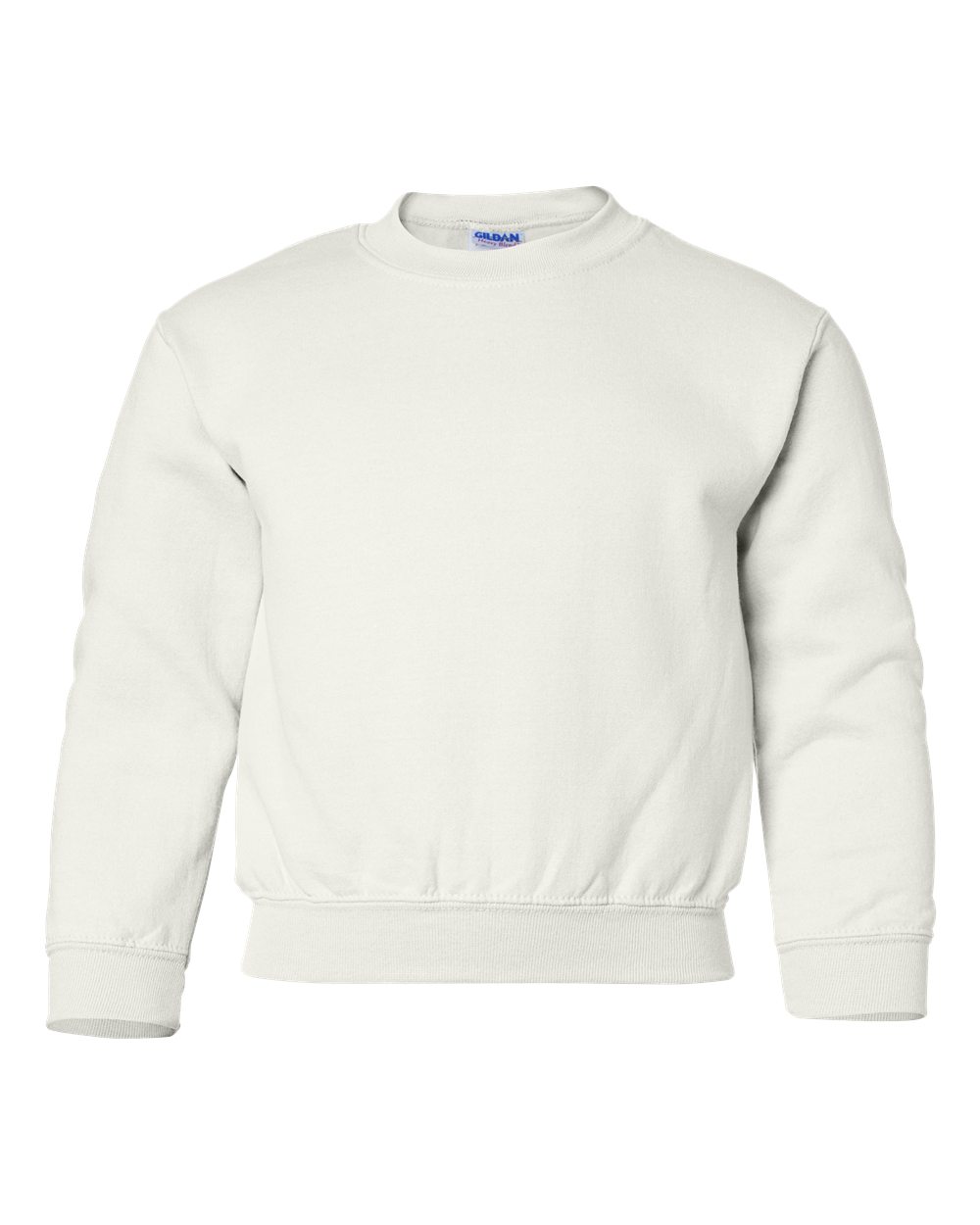 Youth Heavy Blend™ Crewneck Sweatshirt - Front - B33060002 - White