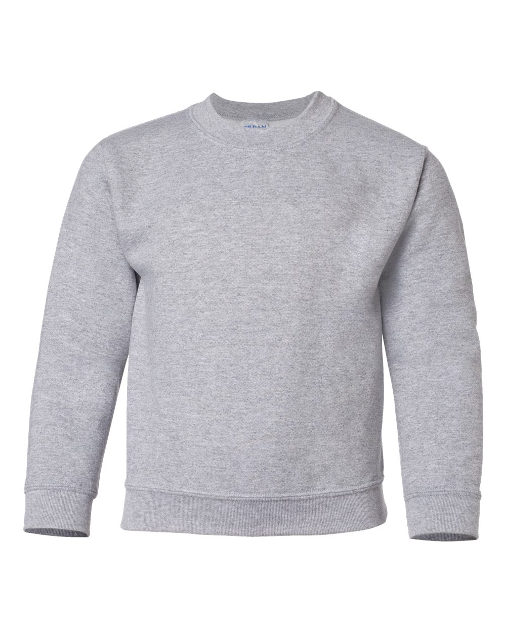 Youth Heavy Blend™ Crewneck Sweatshirt - Front - B33060582 - Sport Grey