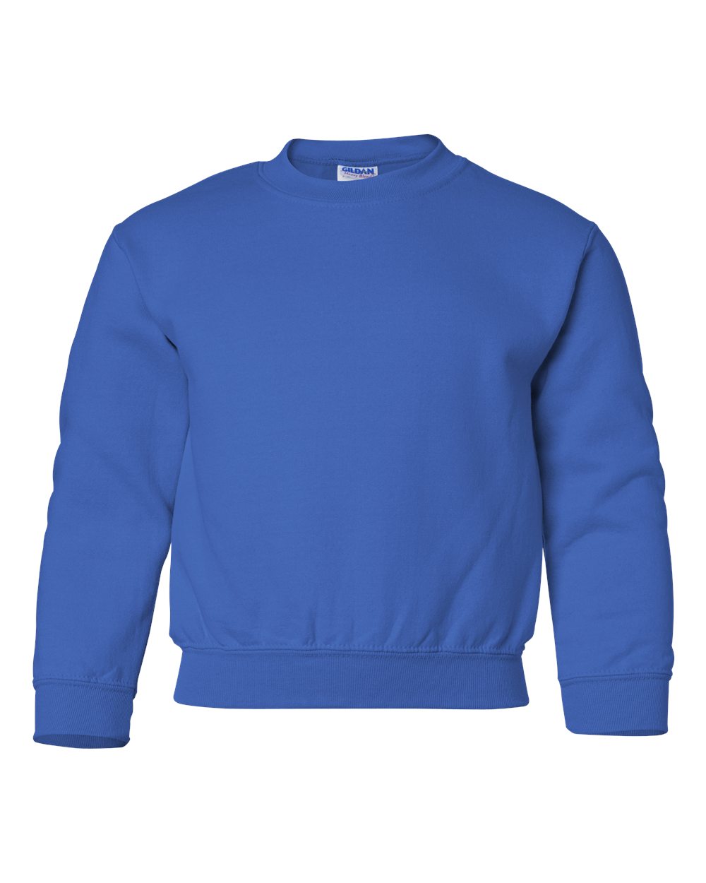 Youth Heavy Blend™ Crewneck Sweatshirt - Front - B33060752 - Royal