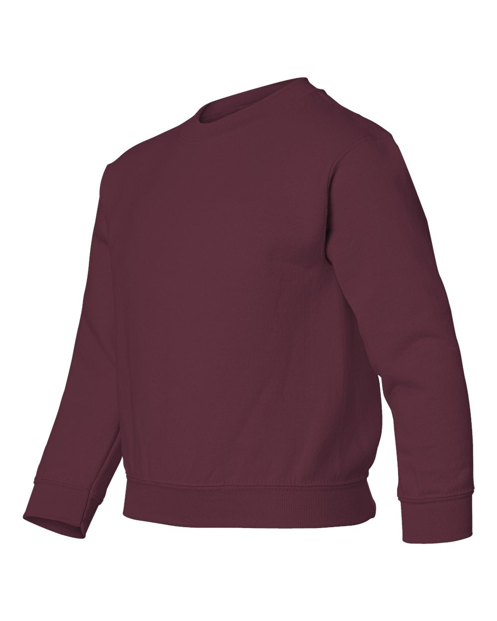 Youth Heavy Blend™ Crewneck Sweatshirt - Side - B33060532 - Maroon