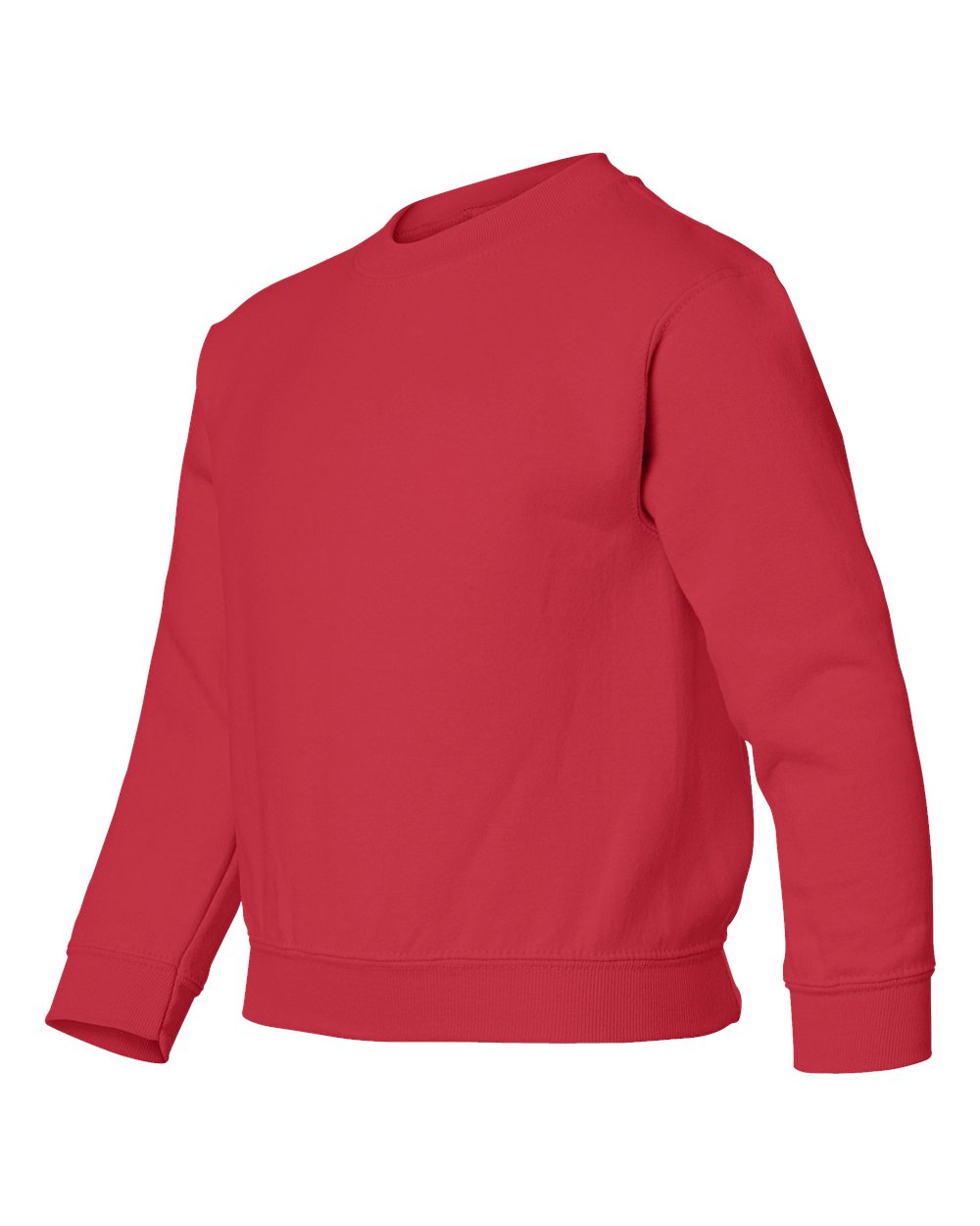 Youth Heavy Blend™ Crewneck Sweatshirt - Side - B33060702 - Red