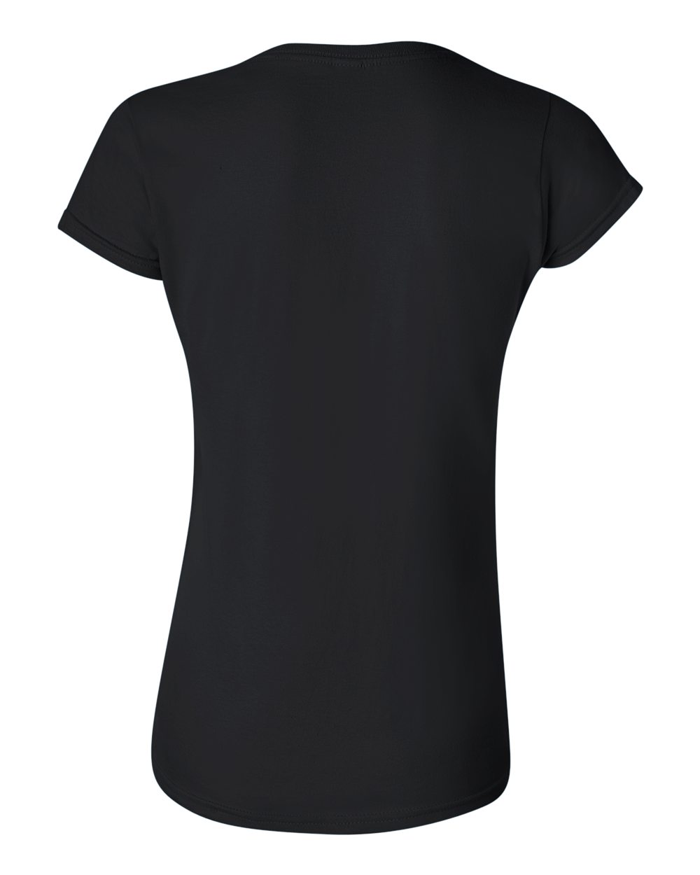 Women's Softstyle® T-Shirt - Back - B50260503 - Black