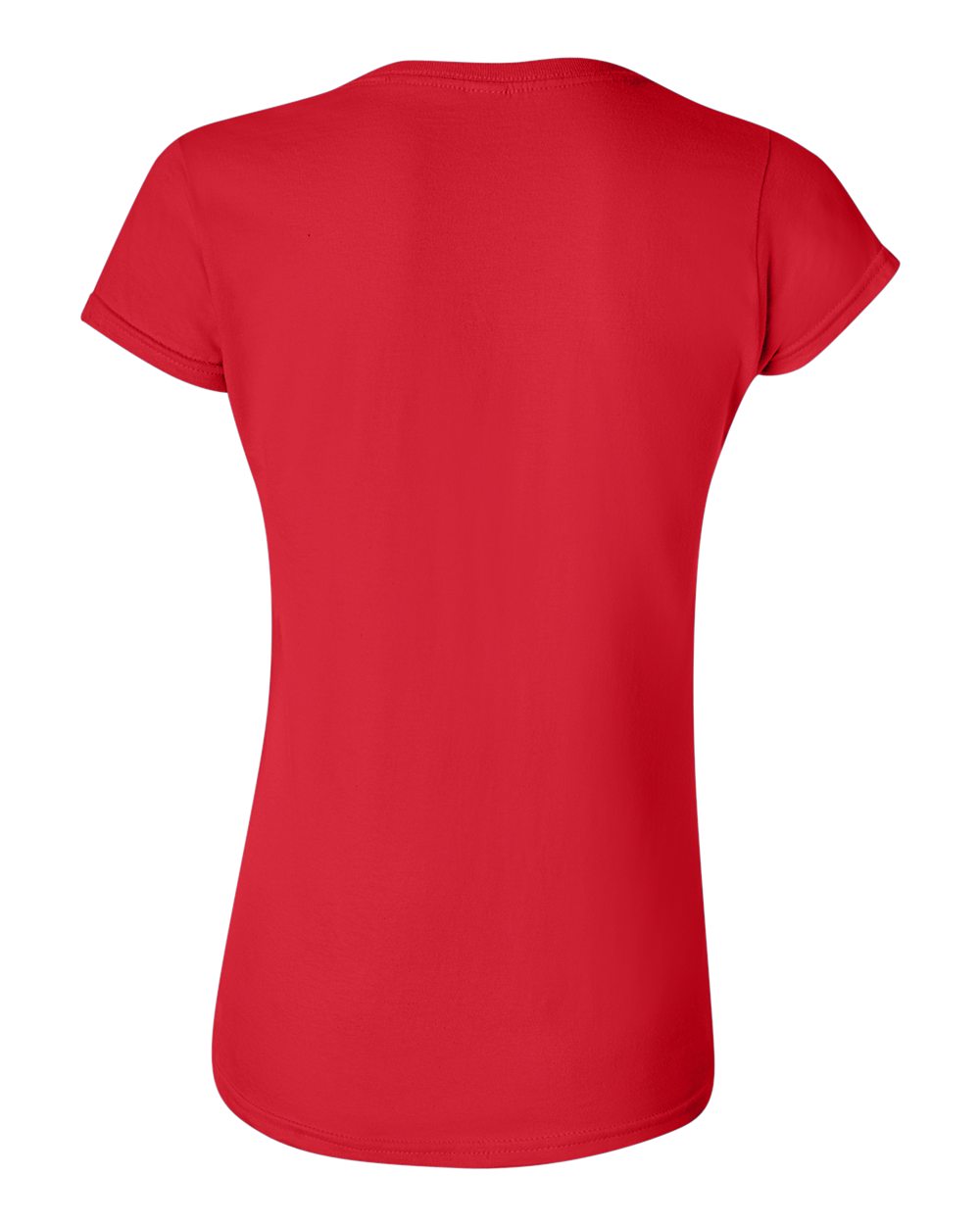 Women's Softstyle® T-Shirt - Back - B50260713 - Red