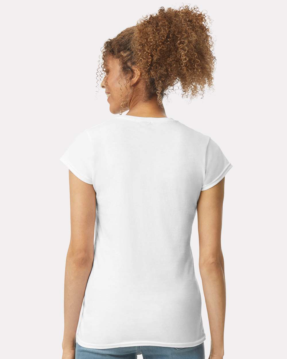 Women's Softstyle® T-Shirt - OnModelBack - B50260003 - White