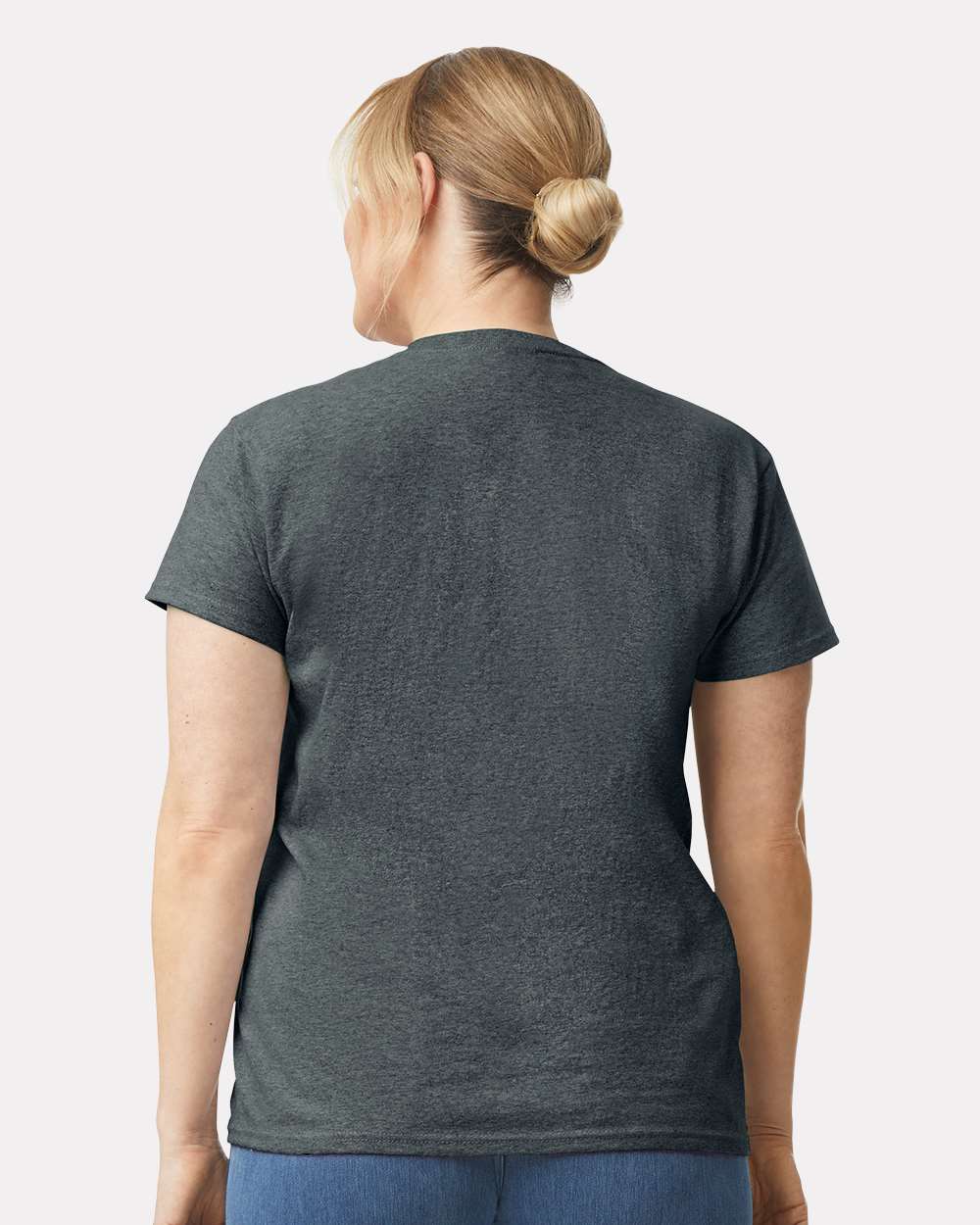 Women's Ultra Cotton® T-Shirt - OnModelBack - B50560073 - Dark Heather