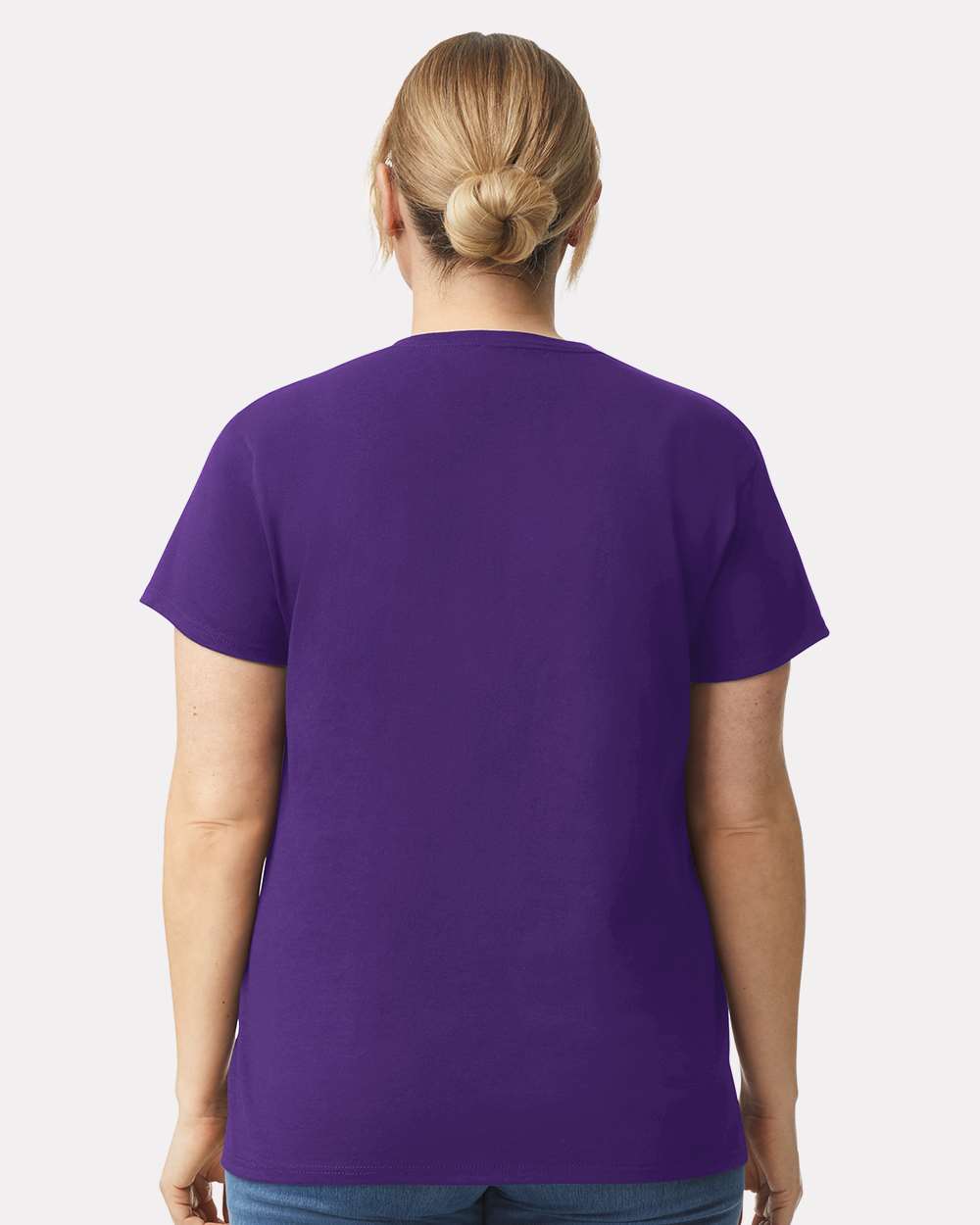 Women's Ultra Cotton® T-Shirt - OnModelBack - B50560673 - Purple