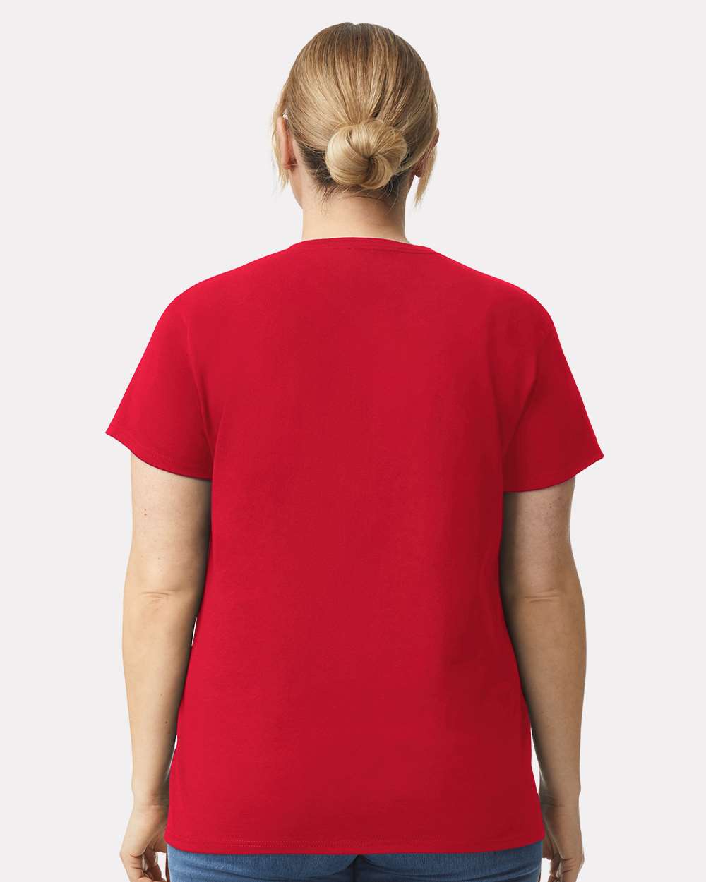 Women's Ultra Cotton® T-Shirt - OnModelBack - B50560703 - Red