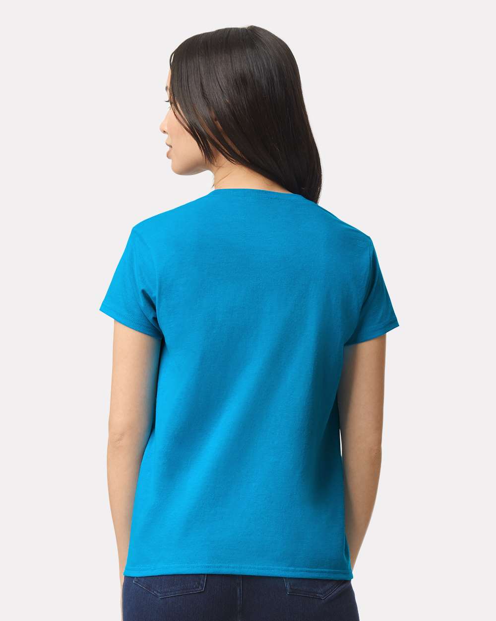 Women's Ultra Cotton® T-Shirt - OnModelBack - B50560763 - Sapphire