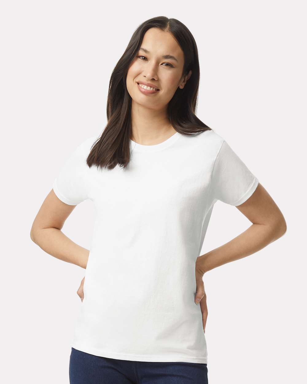 Women's Ultra Cotton® T-Shirt - OnModelFront - B50560002 - White