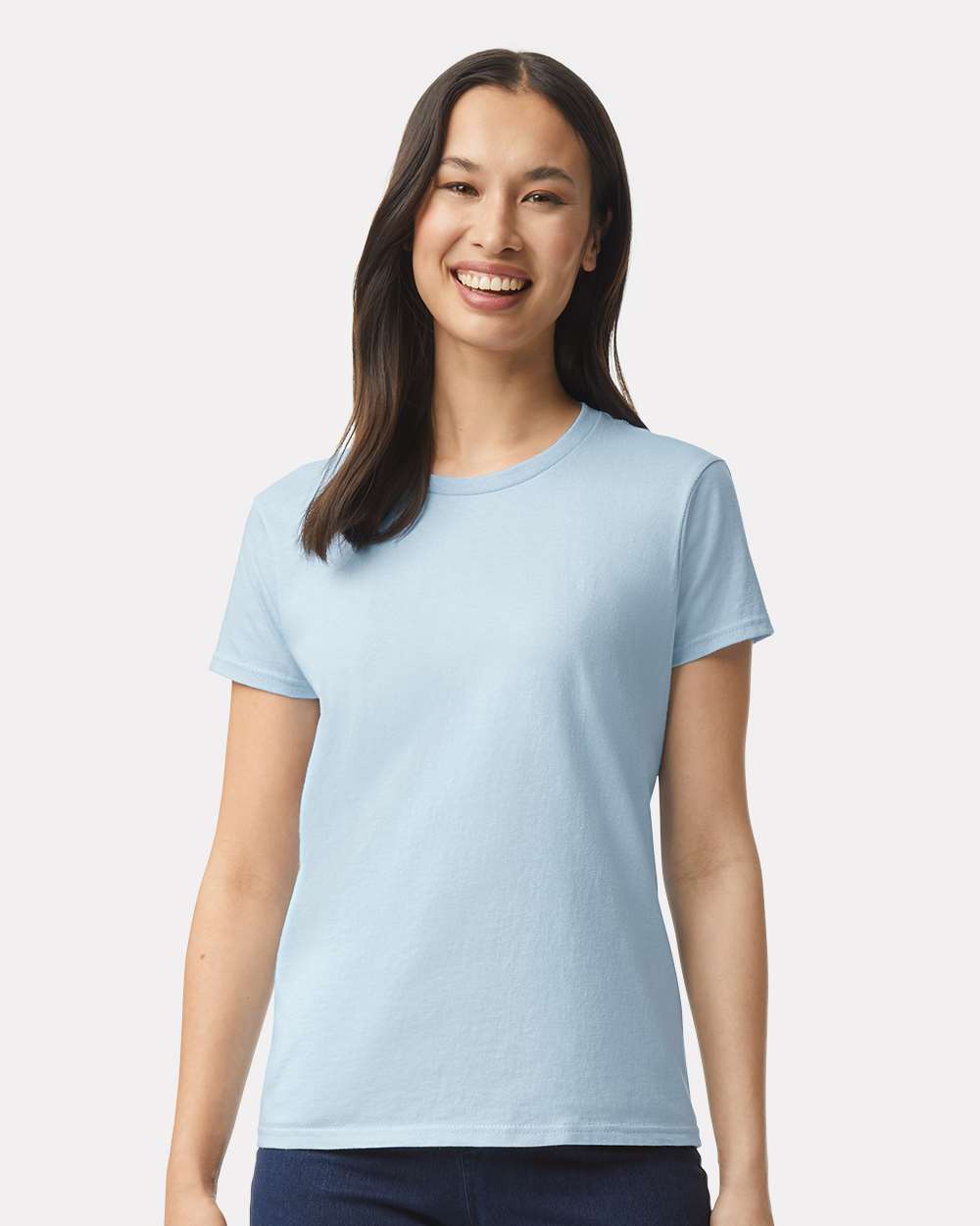 Women's Ultra Cotton® T-Shirt - OnModelFront - B50560253 - Light Blue