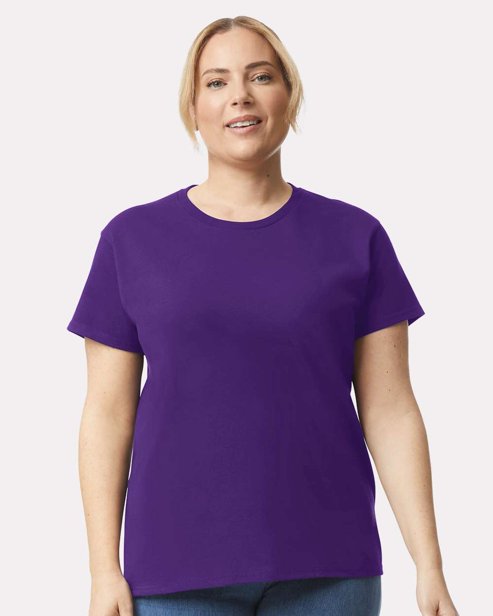 Women's Ultra Cotton® T-Shirt - OnModelFront - B50560673 - Purple