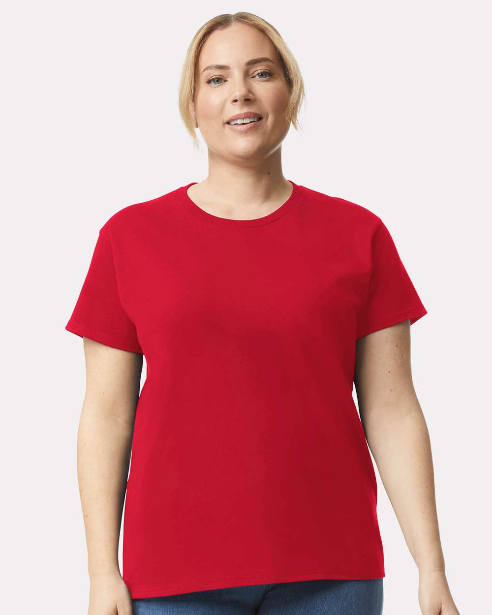 Women's Ultra Cotton® T-Shirt - OnModelFront - B50560703 - Red
