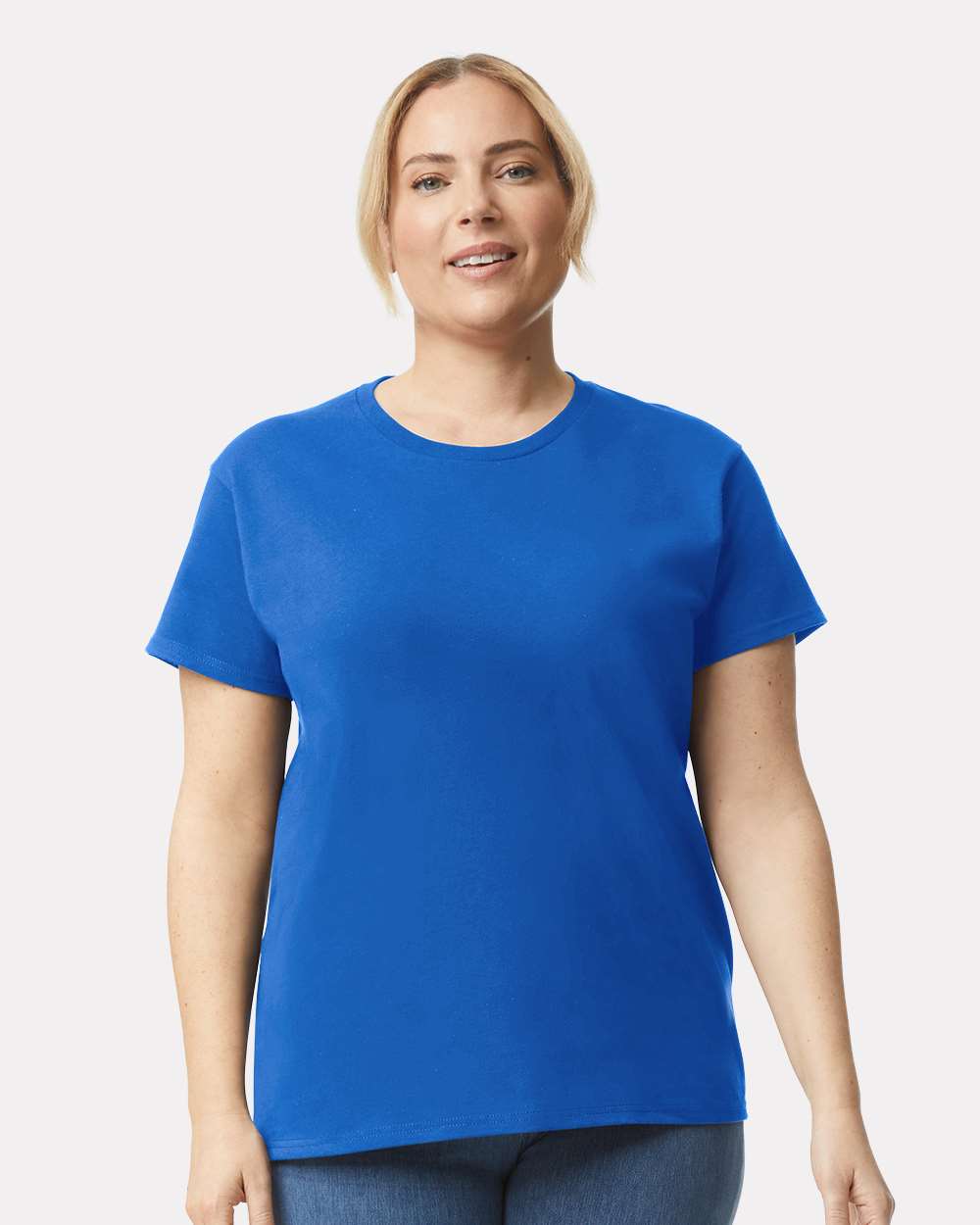 Women's Ultra Cotton® T-Shirt - OnModelFront - B50560753 - Royal