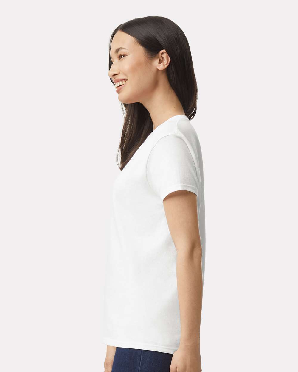 Women's Ultra Cotton® T-Shirt - OnModelSide - B50560002 - White