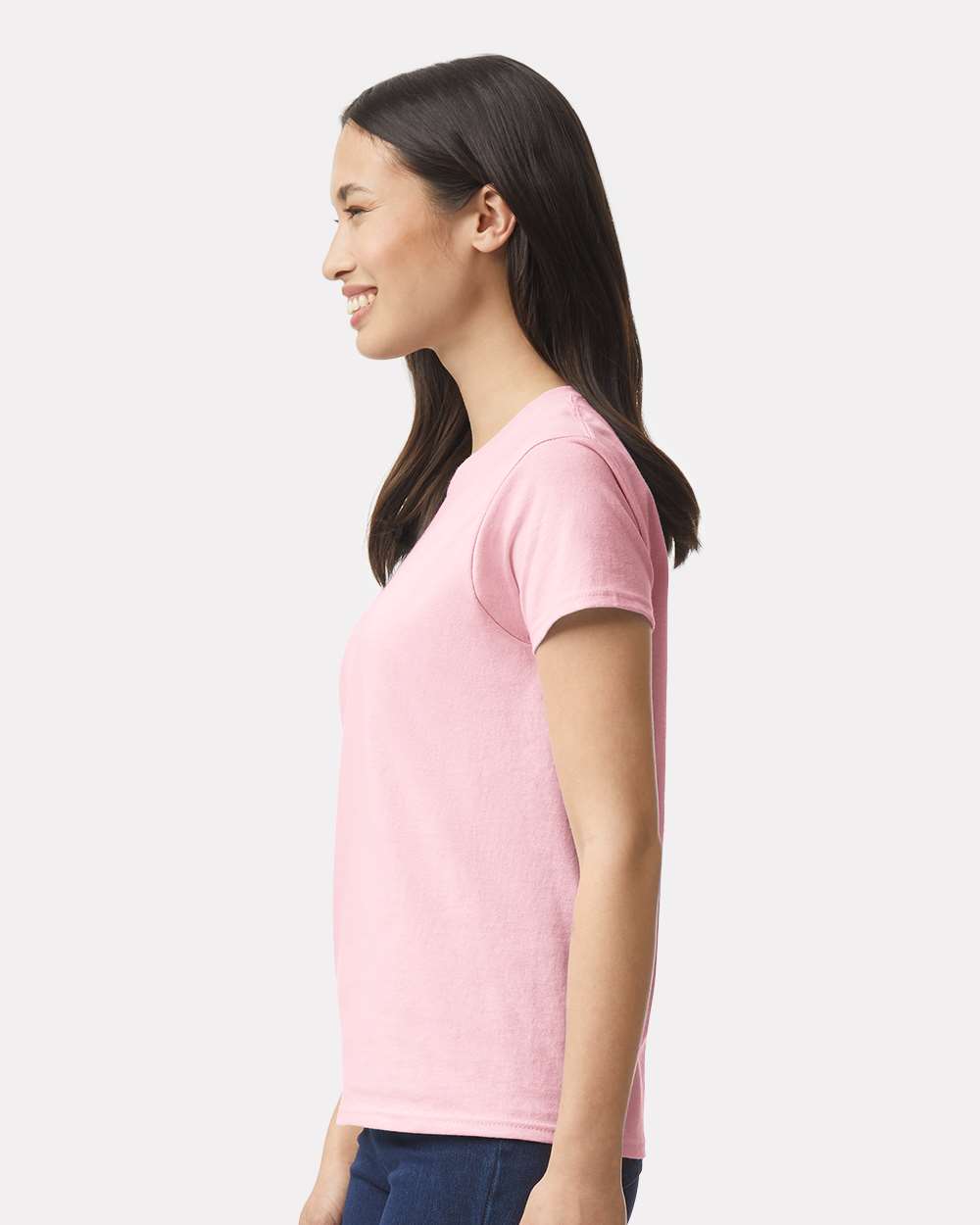 Women's Ultra Cotton® T-Shirt - OnModelSide - B50560303 - Light Pink