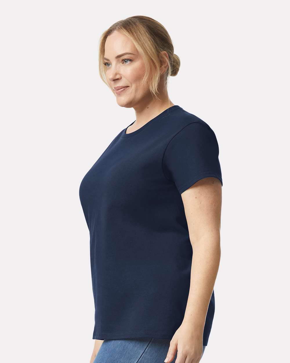 Women's Ultra Cotton® T-Shirt - OnModelSide - B50560652 - Navy
