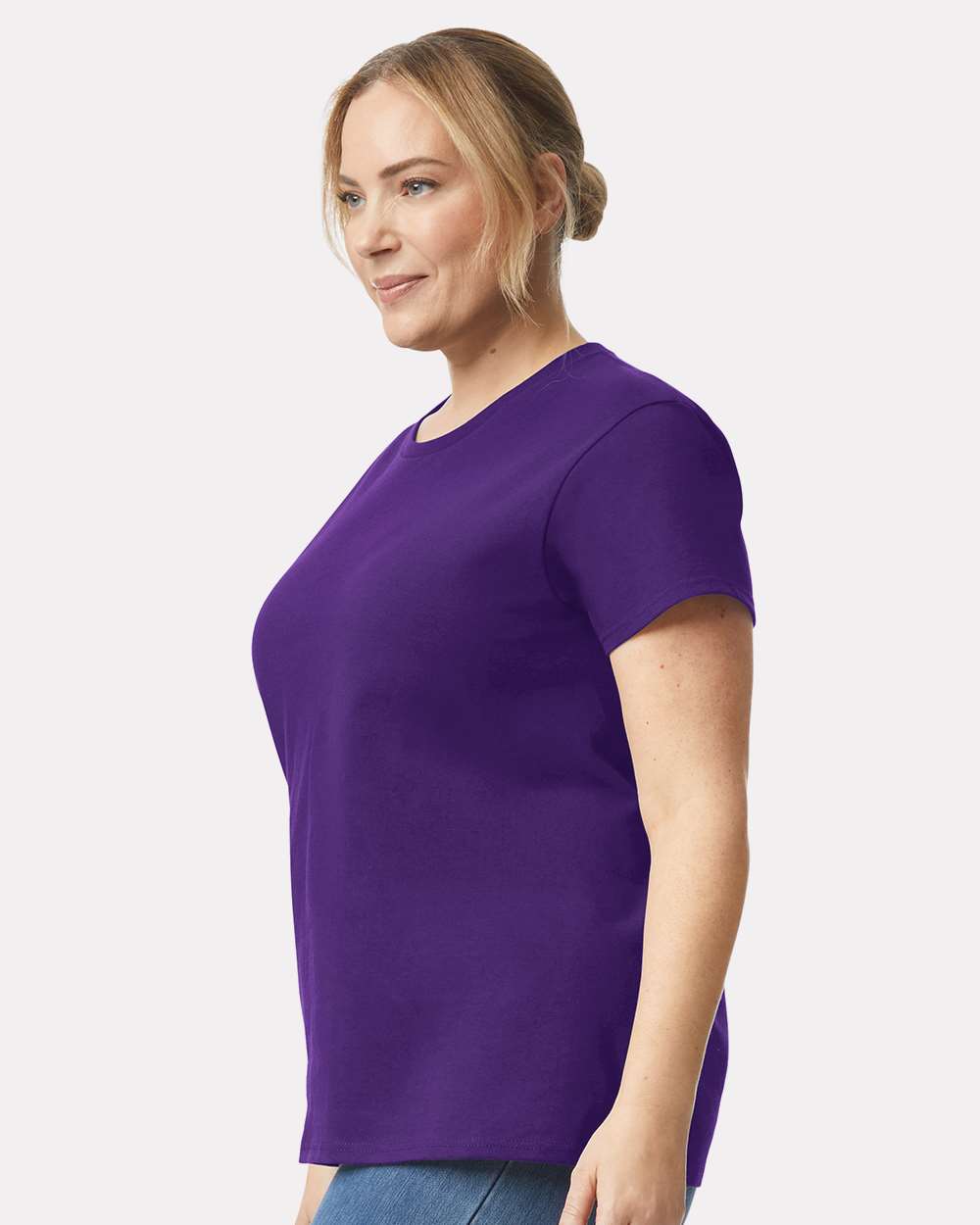 Women's Ultra Cotton® T-Shirt - OnModelSide - B50560673 - Purple