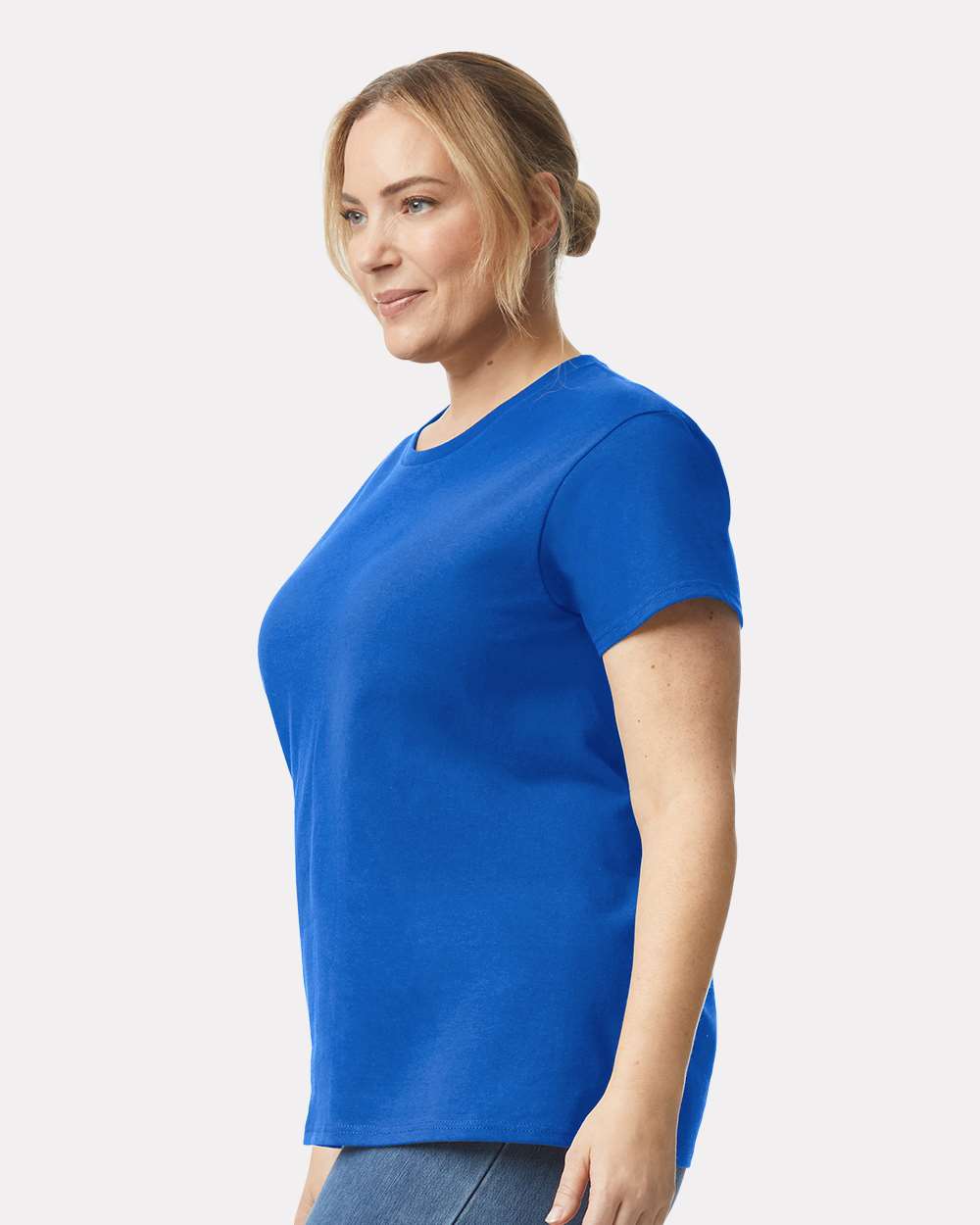 Women's Ultra Cotton® T-Shirt - OnModelSide - B50560753 - Royal