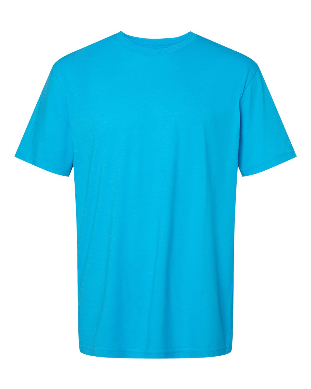 Men's Softstyle® CVC T-Shirt - Front - B00260033 - Caribbean Mist