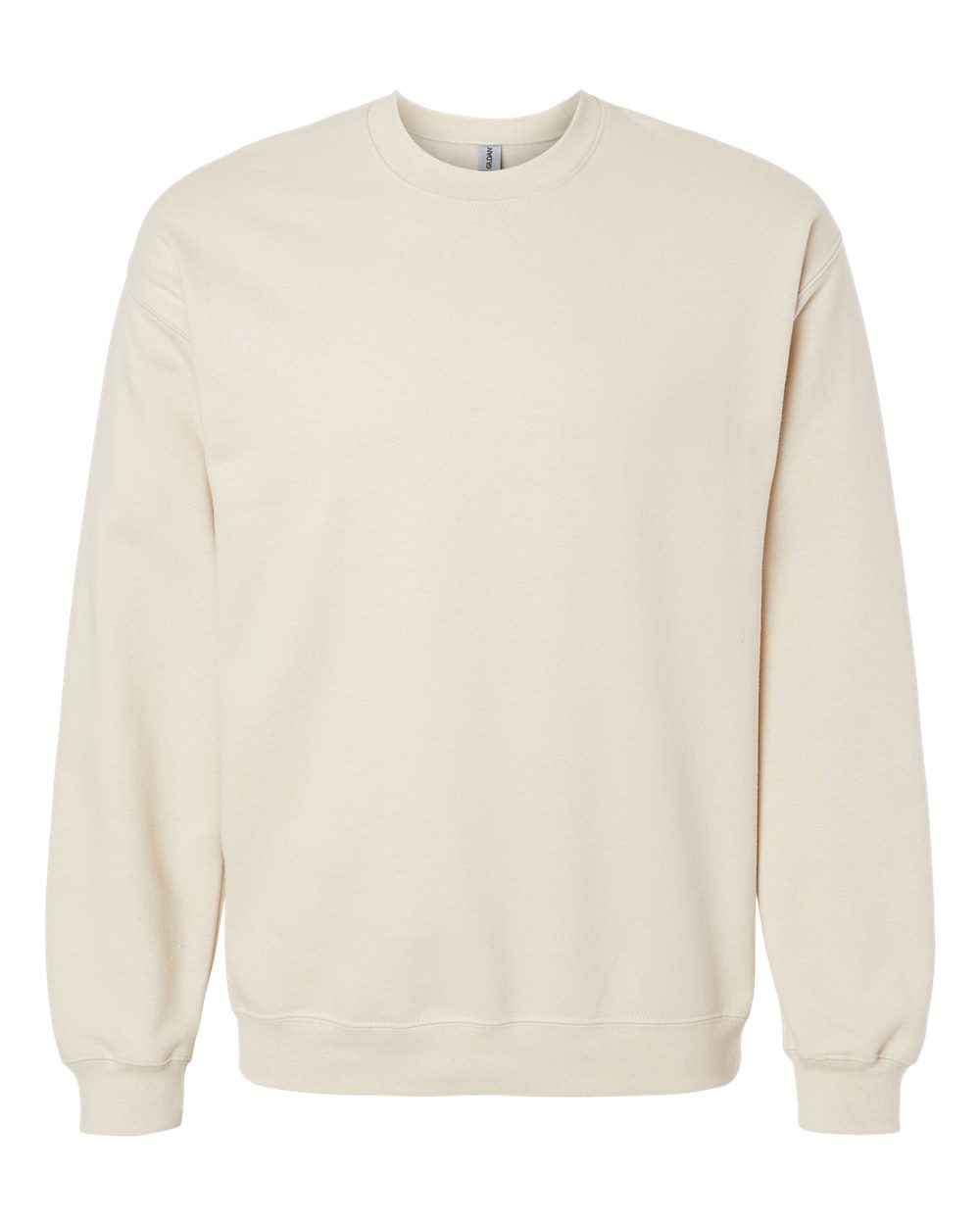 Unisex Softstyle® Midweight Crewneck Sweatshirt - Front - B24060753 - Sand
