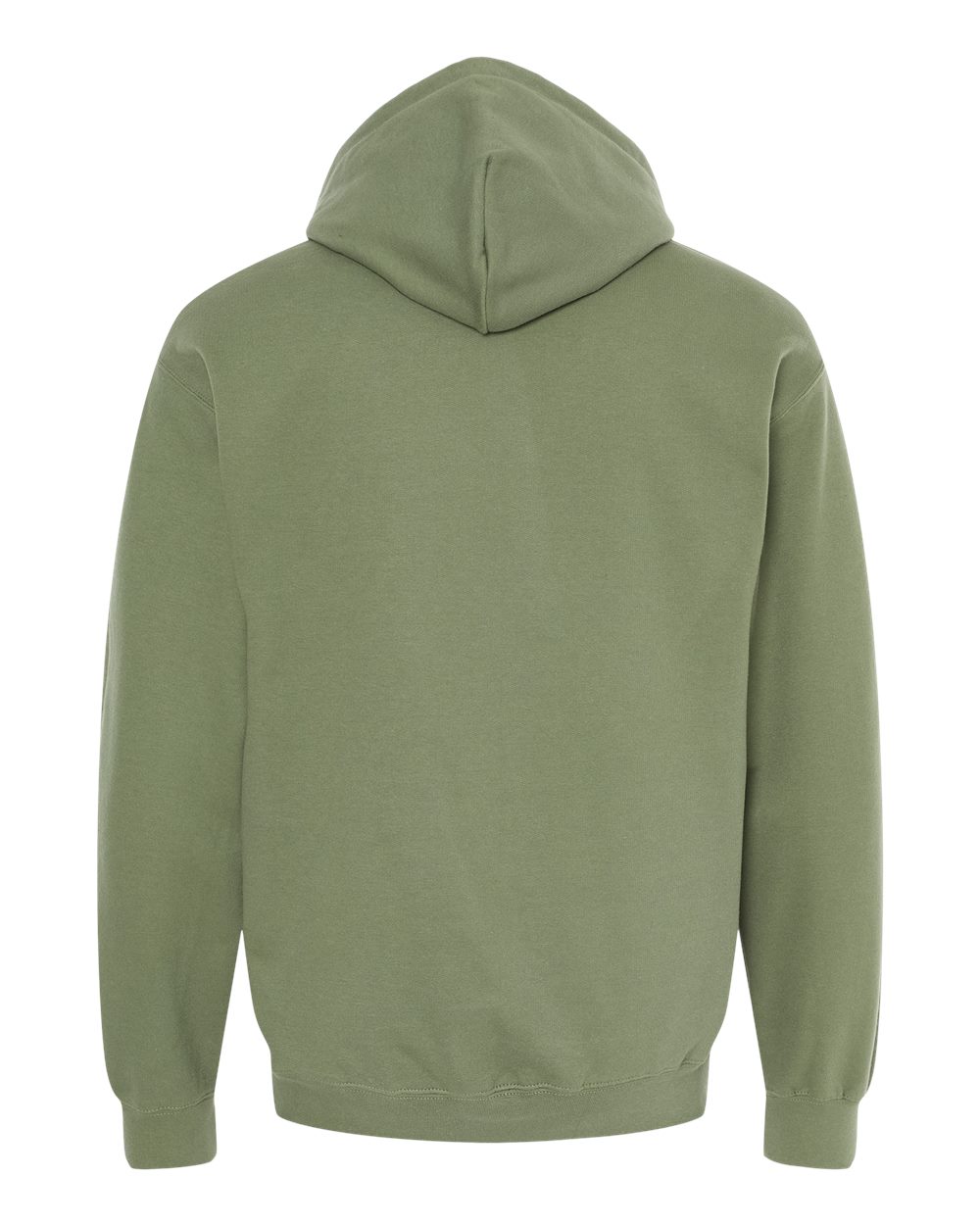 Unisex Softstyle® Midweight Hooded Sweatshirt - Back - B24160063 - Military Green