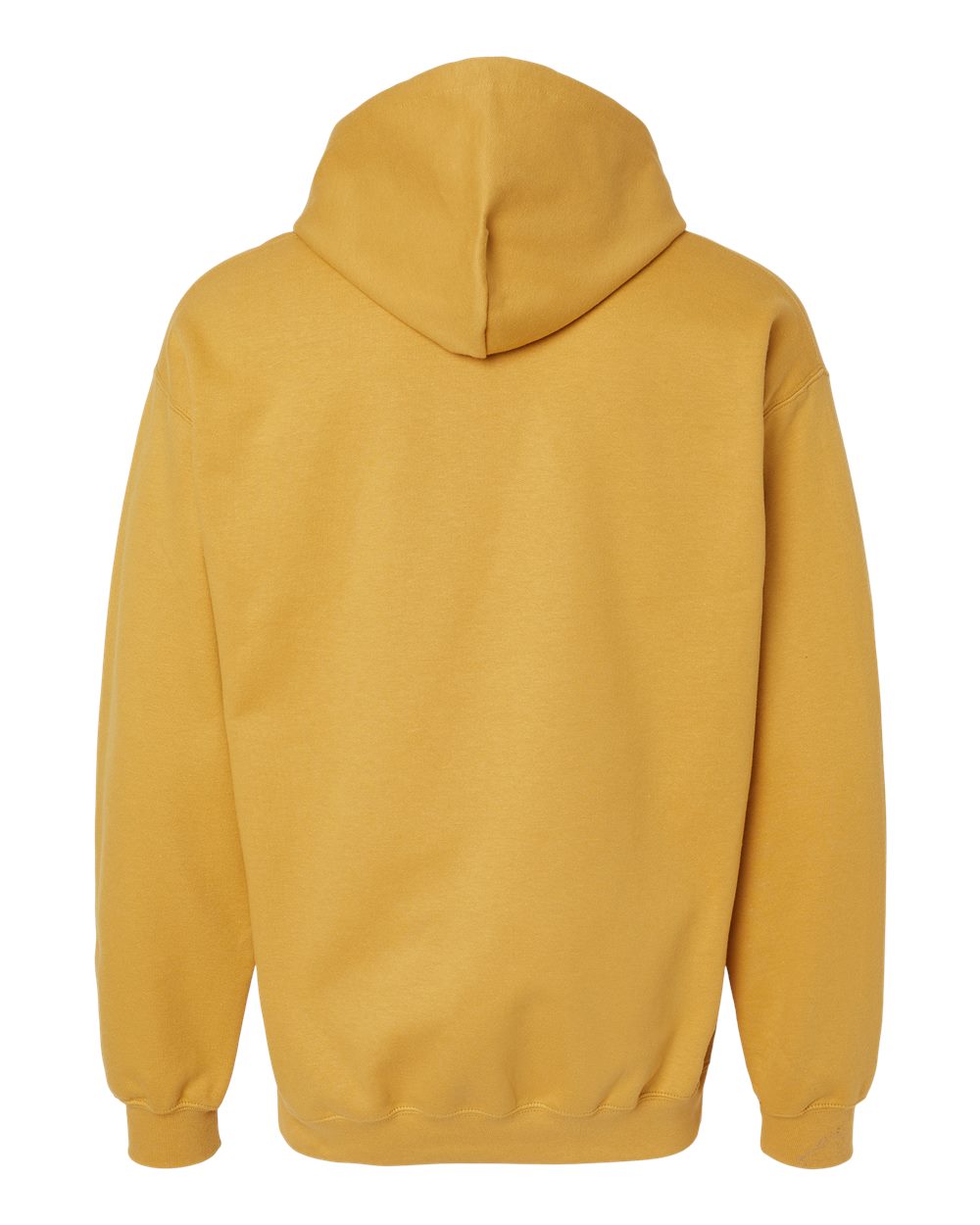 Unisex Softstyle® Midweight Hooded Sweatshirt - Back - B24160133 - Mustard