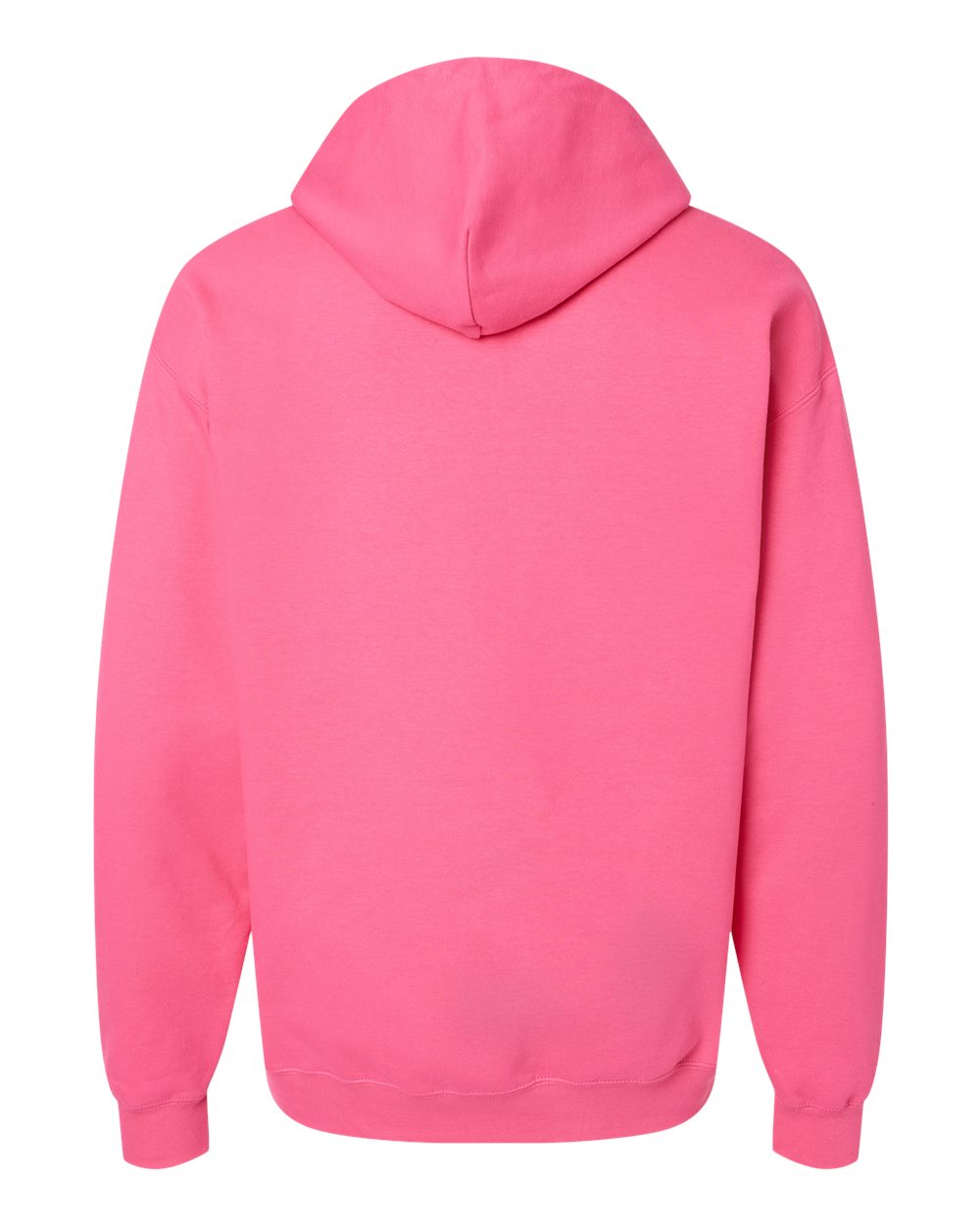 Unisex Softstyle® Midweight Hooded Sweatshirt - Back - B24160313 - Pink Lemonade