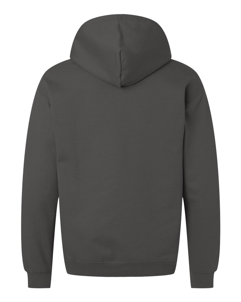 Unisex Softstyle® Midweight Hooded Sweatshirt - Back - B24160453 - Smoke