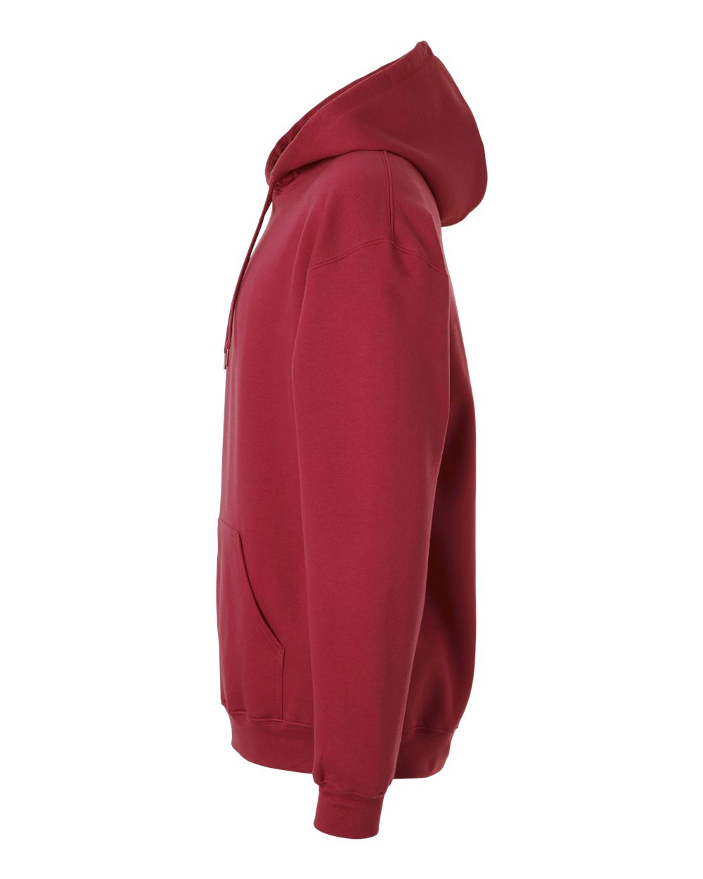 Unisex Softstyle® Midweight Hooded Sweatshirt - Back - B24160463 - Cardinal