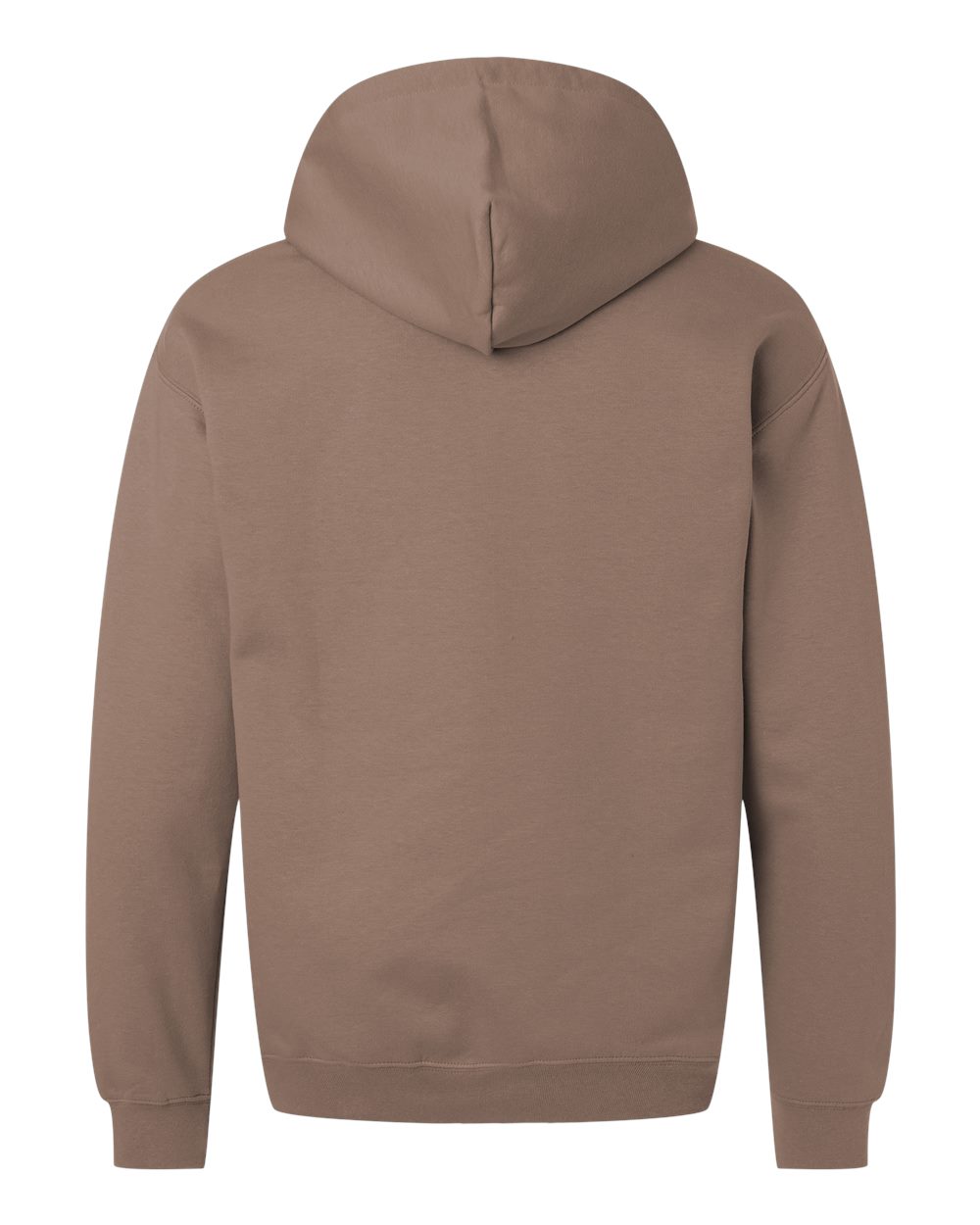 Unisex Softstyle® Midweight Hooded Sweatshirt - Back - B24160473 - Brown Savana