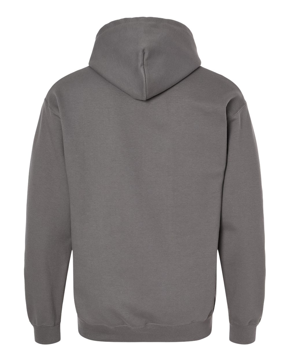 Unisex Softstyle® Midweight Hooded Sweatshirt - Back - B24160493 - Charcoal