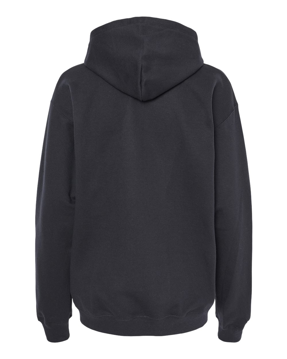 Unisex Softstyle® Midweight Hooded Sweatshirt - Back - B24160503 - Black
