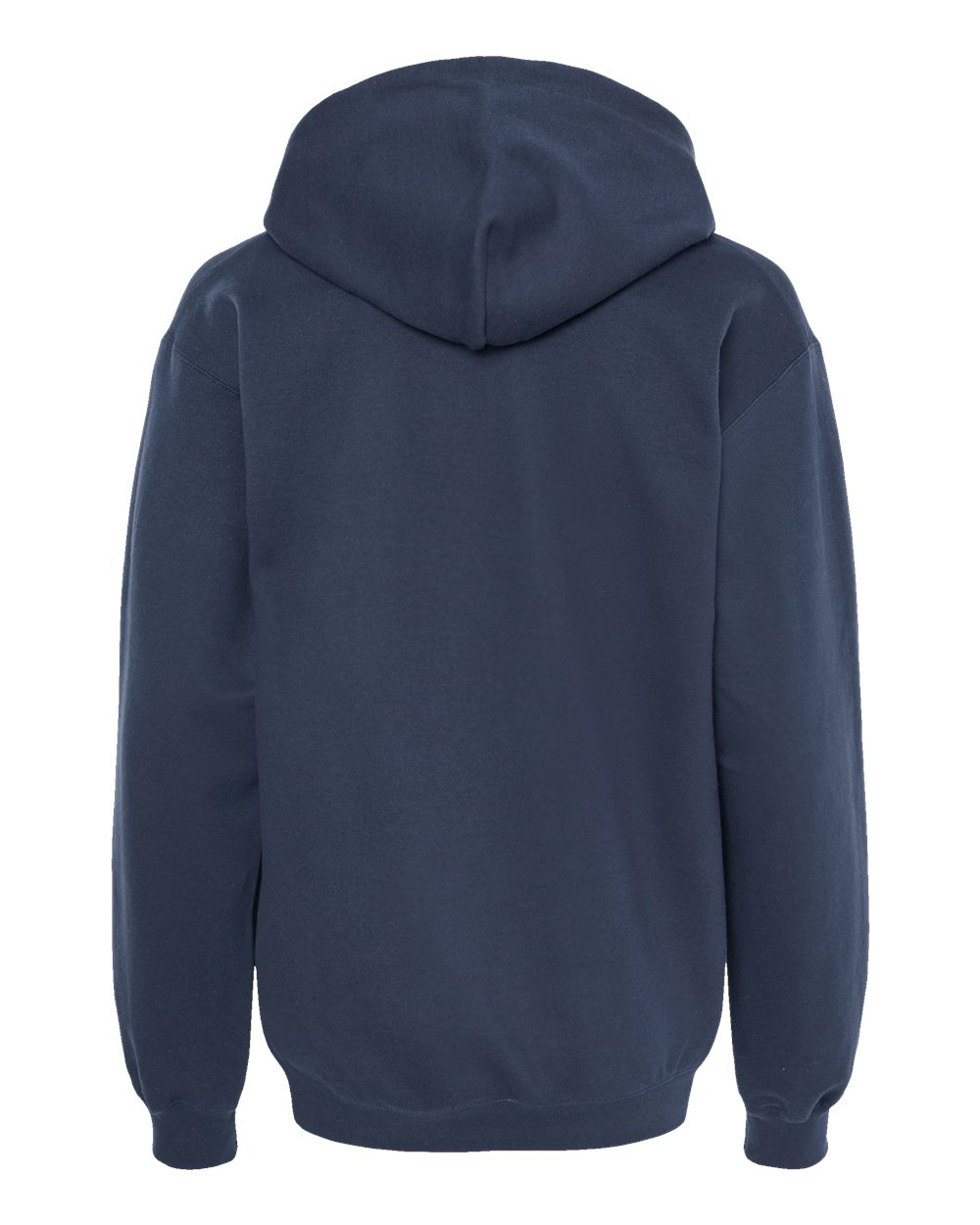 Unisex Softstyle® Midweight Hooded Sweatshirt - Back - B24160633 - Blue Dusk