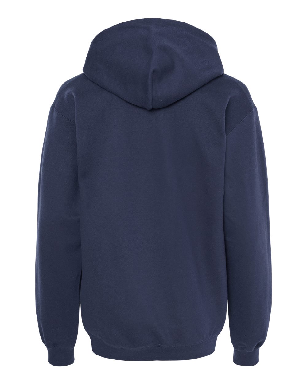 Unisex Softstyle® Midweight Hooded Sweatshirt - Back - B24160653 - Navy