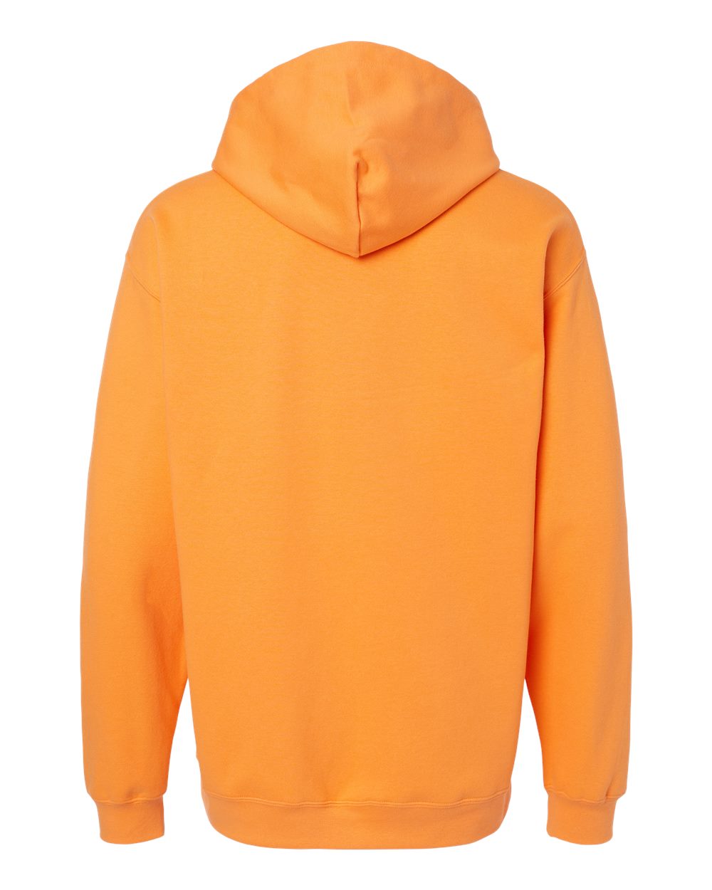 Unisex Softstyle® Midweight Hooded Sweatshirt - Back - B24160663 - Tangerine
