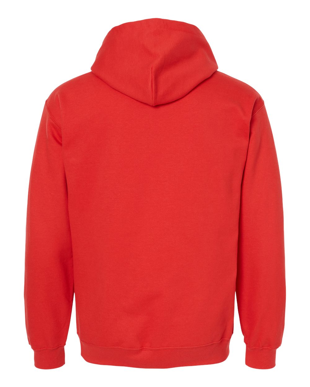 Unisex Softstyle® Midweight Hooded Sweatshirt - Back - B24160703 - Red