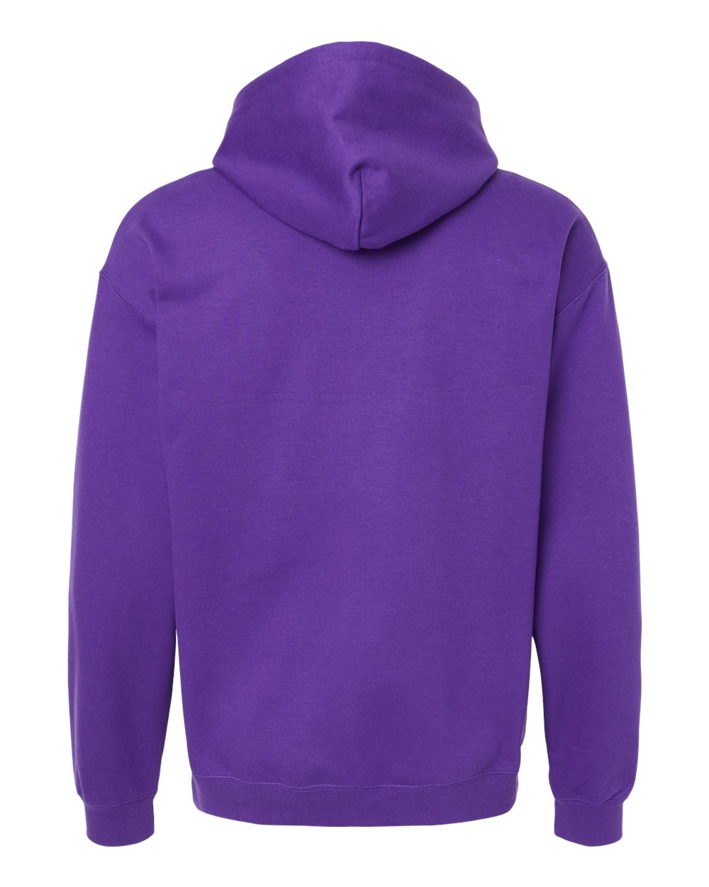 Unisex Softstyle® Midweight Hooded Sweatshirt - Back - B24160973 - Purple