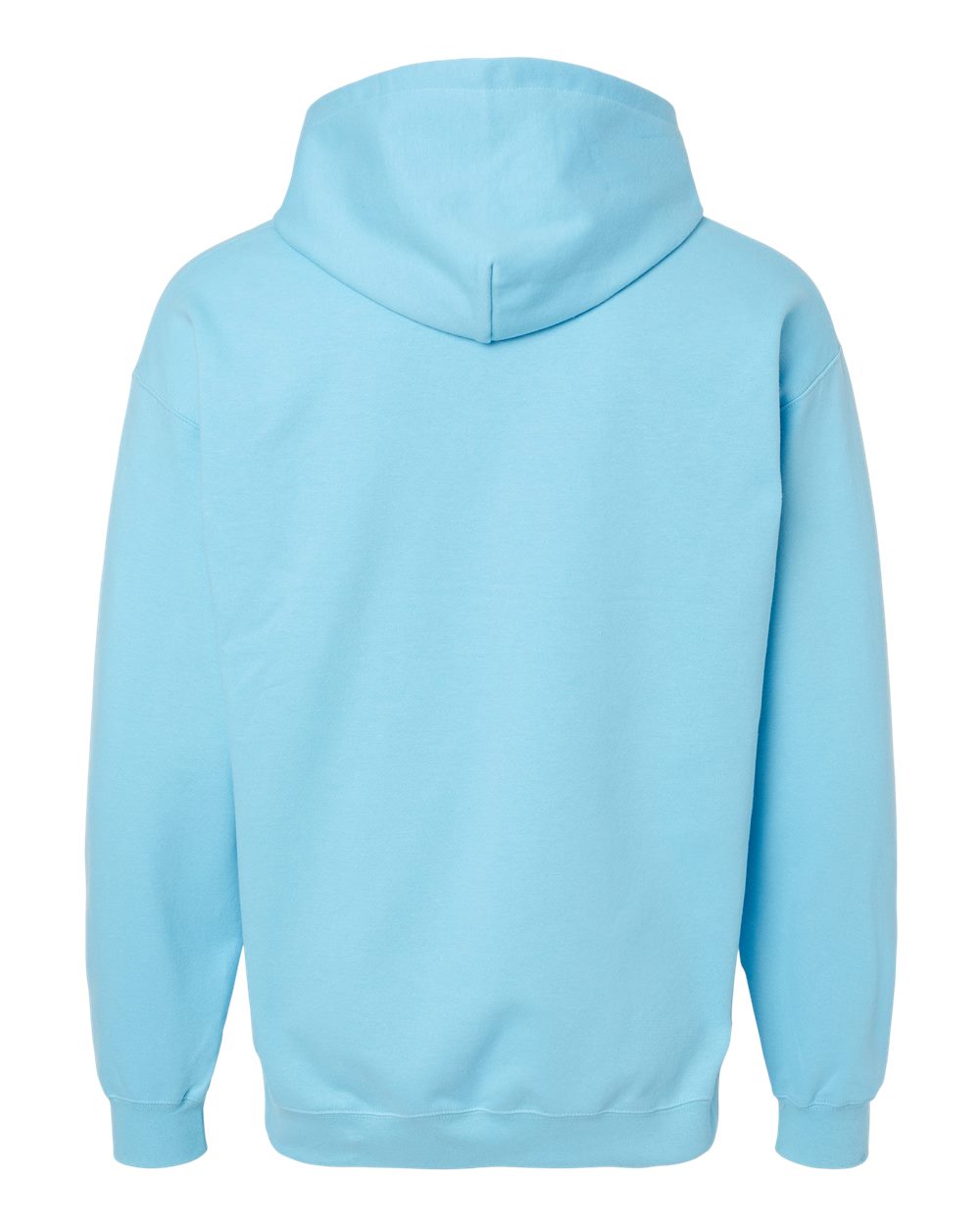 Unisex Softstyle® Midweight Hooded Sweatshirt - Back - B24160983 - Sky