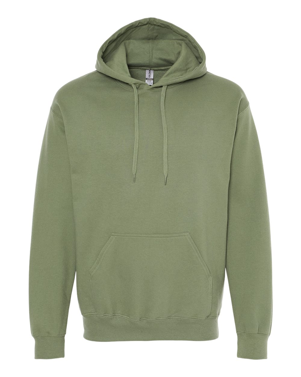 Unisex Softstyle® Midweight Hooded Sweatshirt - Front - B24160063 - Military Green