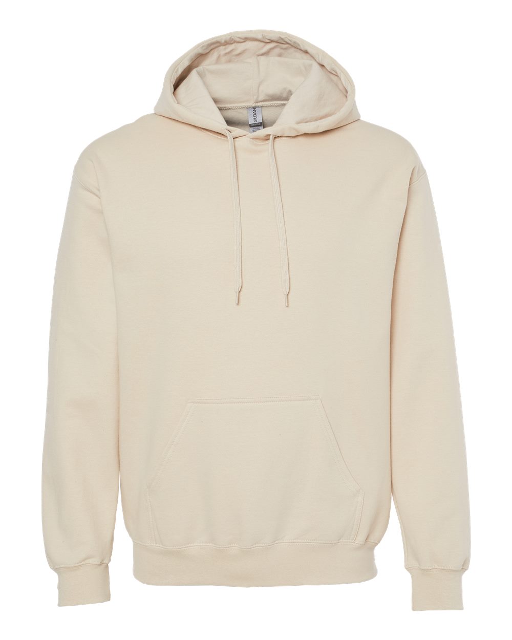 Unisex Softstyle® Midweight Hooded Sweatshirt - Front - B24160243 - Sand