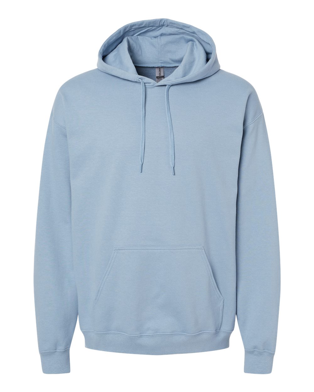 Unisex Softstyle® Midweight Hooded Sweatshirt - Front - B24160253 - Stone Blue