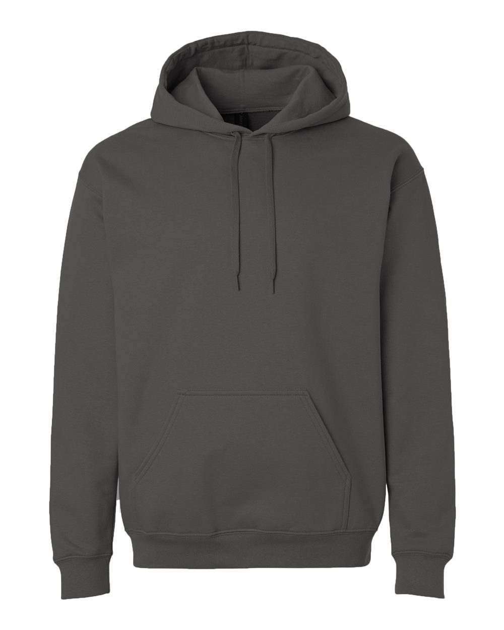 Unisex Softstyle® Midweight Hooded Sweatshirt - Front - B24160453 - Smoke