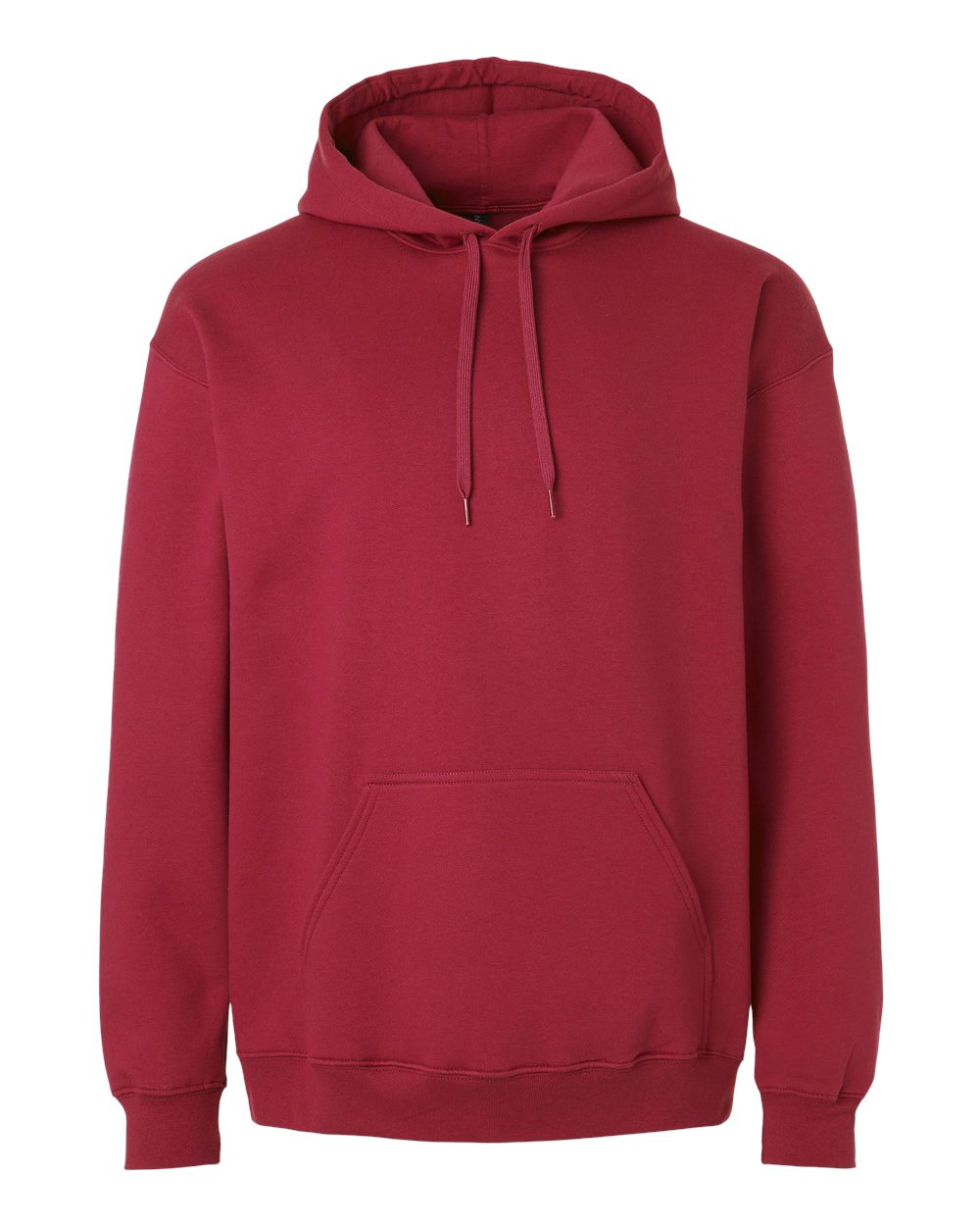 Unisex Softstyle® Midweight Hooded Sweatshirt - Front - B24160463 - Cardinal