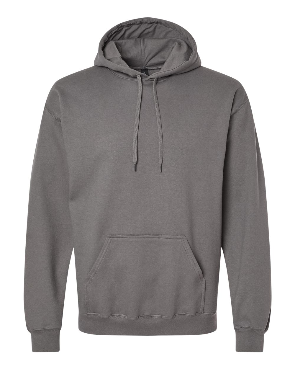 Unisex Softstyle® Midweight Hooded Sweatshirt - Front - B24160493 - Charcoal