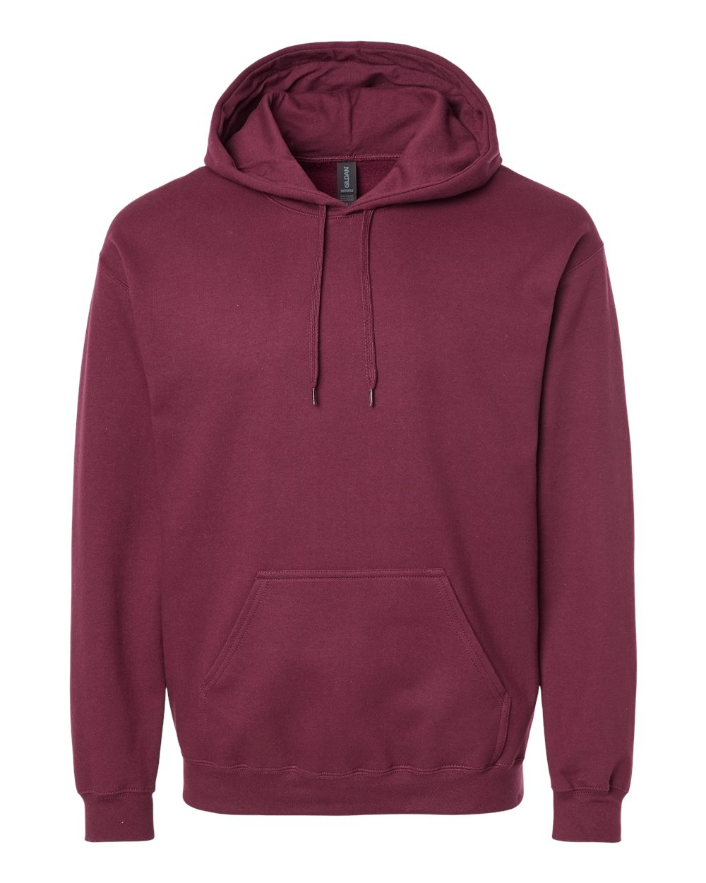 Unisex Softstyle® Midweight Hooded Sweatshirt - Front - B24160533 - Maroon