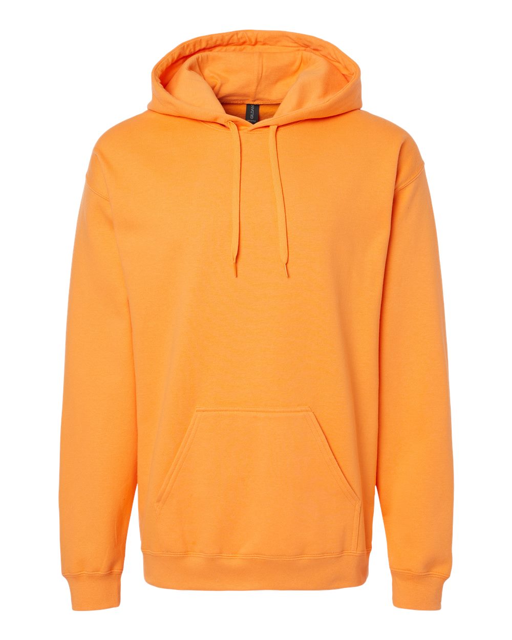 Unisex Softstyle® Midweight Hooded Sweatshirt - Front - B24160663 - Tangerine