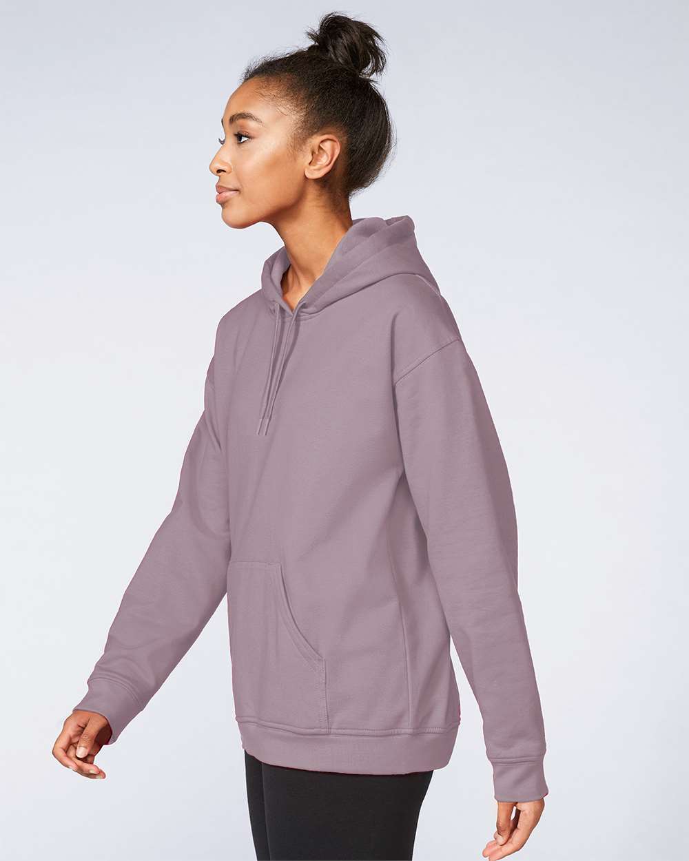 Unisex Softstyle® Midweight Hooded Sweatshirt - OnModelSide - B24160673 - Paragon