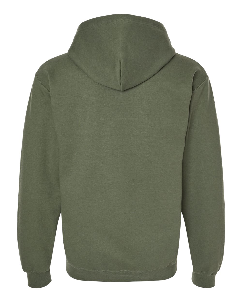 Unisex Softstyle® Full-Zip Hooded Sweatshirt - Back - B24260493 - Military Green