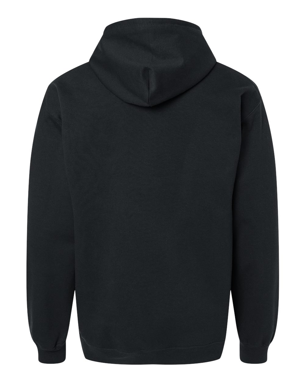 Unisex Softstyle® Full-Zip Hooded Sweatshirt - Back - B24260503 - Black